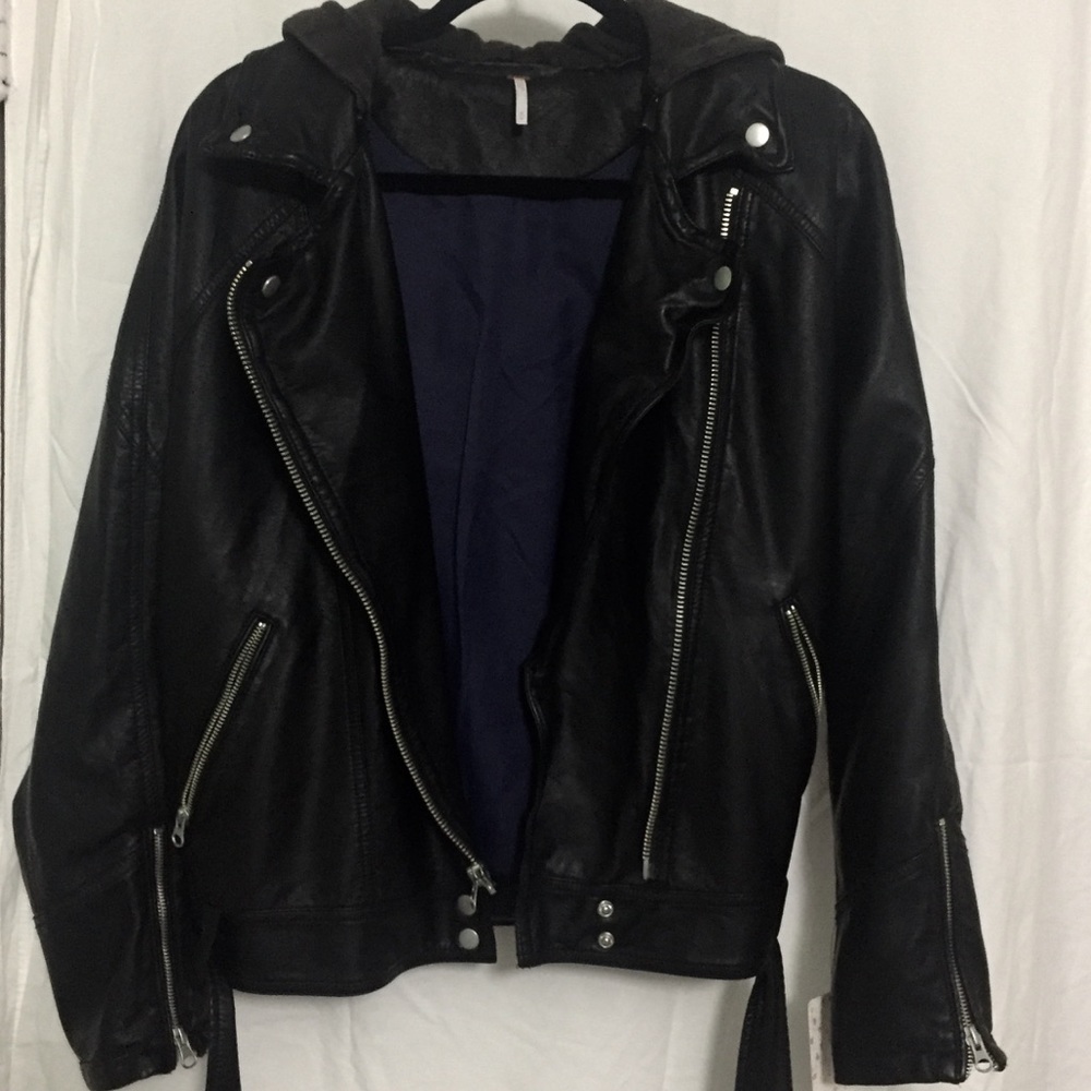 Free People Leather Jacket